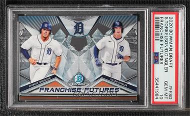 2020 Bowman Draft - Franchise Futures #FF-SD - Dillon Dingler, Spencer Torkelson [PSA 10 GEM MT]