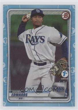 2020 Bowman Draft 1st Edition - [Base] - Sky Blue Foil #BD-44 - Xavier Edwards