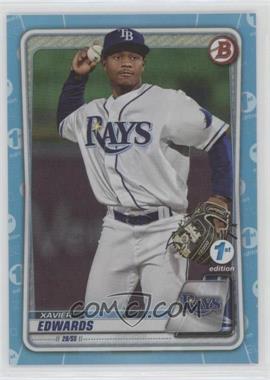 2020 Bowman Draft 1st Edition - [Base] - Sky Blue Foil #BD-44 - Xavier Edwards