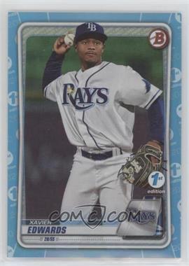 2020 Bowman Draft 1st Edition - [Base] - Sky Blue Foil #BD-44 - Xavier Edwards