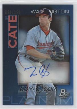 2020 Bowman Platinum - Wal-Mart Top Prospects - Blue Autographs #TOP-51 - Tim Cate /150