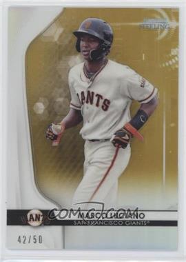 2020 Bowman Sterling - [Base] - Gold Refractor #BPR-40 - Prospects - Marco Luciano /50