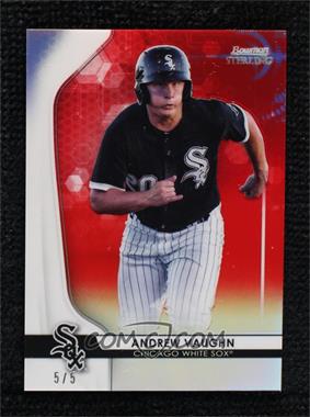 2020 Bowman Sterling - [Base] - Red Refractor #BPR-22 - Prospects - Andrew Vaughn /5