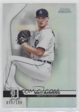 2020 Bowman Sterling - [Base] - Refractor #BPR-25 - Prospects - Matt Manning /199