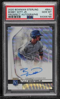 2020 Bowman Sterling - Prospect Autographs - Wave Refractor #BSPA-BWJ - Bobby Witt Jr. /125 [PSA 10 GEM MT]