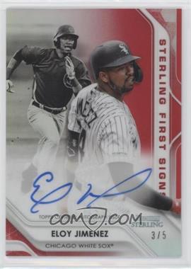 2020 Bowman Sterling - Sterling First Signs Autographs - Red Refractor #SFSA-EJ - Eloy Jimenez /5