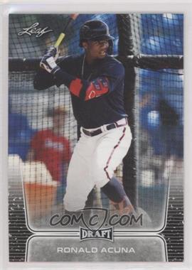 2020 Leaf Draft - [Base] #02 - Ronald Acuna