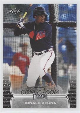 2020 Leaf Draft - [Base] #02 - Ronald Acuna