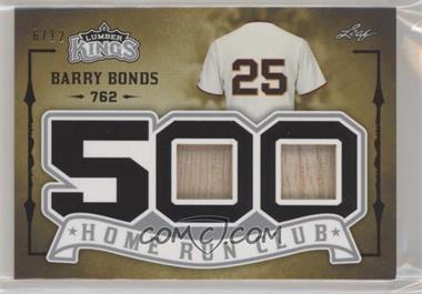 2020 Leaf Lumber Kings - 500 Home Run Club - Silver #HRC-04 - Barry Bonds /12