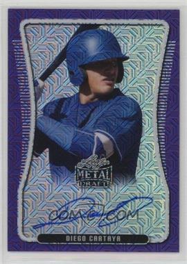 2020 Leaf Metal Draft - Portrait Autographs - Purple Mojo #BAP-DC2 - Diego Cartaya /7