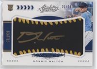 Rookie Baseball Material Signatures - Donnie Walton #/25