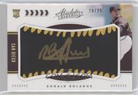 Rookie Baseball Material Signatures - Ronald Bolanos #/25