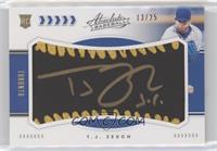 Rookie Baseball Material Signatures - T.J. Zeuch #/25
