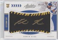 Rookie Baseball Material Signatures - Edwin Rios #/25