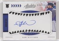 Rookie Baseball Material Signatures - Sam Hilliard #/125