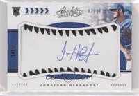 Rookie Baseball Material Signatures - Jonathan Hernandez #/125