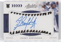 Rookie Baseball Material Signatures - Randy Arozarena #/125