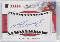 Rookie Baseball Material Signatures - Aristides Aquino #/125