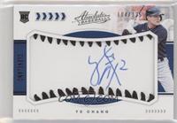 Rookie Baseball Material Signatures - Yu Chang #/125