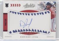 Rookie Baseball Material Signatures - Domingo Leyba #/99