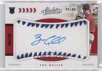 Rookie Baseball Material Signatures - Zac Gallen #/99