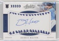 Rookie Baseball Material Signatures - Donnie Walton #/99