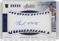 Rookie Baseball Material Signatures - Brendan McKay #/99