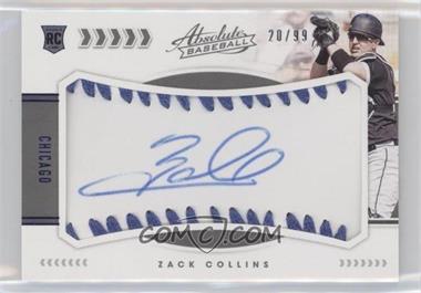2020 Panini Absolute - [Base] - Blue #149 - Rookie Baseball Material Signatures - Zack Collins /99