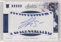 Rookie Baseball Material Signatures - Jake Rogers #/99