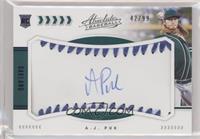 Rookie Baseball Material Signatures - A.J. Puk #/99