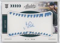 Rookie Baseball Material Signatures - A.J. Puk #/50