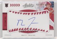 Rookie Baseball Material Signatures - Matt Thaiss #/75