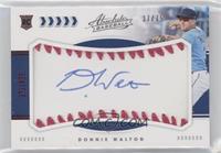 Rookie Baseball Material Signatures - Donnie Walton #/75