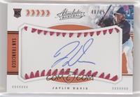 Rookie Baseball Material Signatures - Jaylin Davis #/75