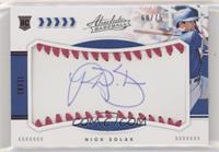 Rookie Baseball Material Signatures - Nick Solak #/75