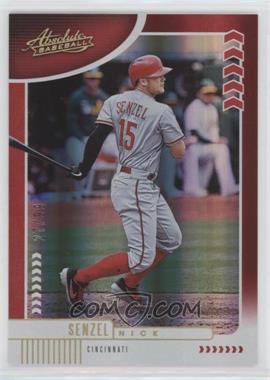 2020 Panini Absolute - [Base] - Spectrum Red #45 - Nick Senzel /99
