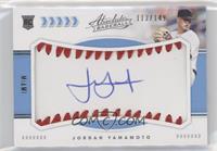 Rookie Baseball Material Signatures - Jordan Yamamoto #/149