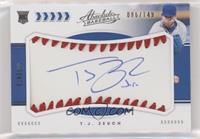 Rookie Baseball Material Signatures - T.J. Zeuch #/149