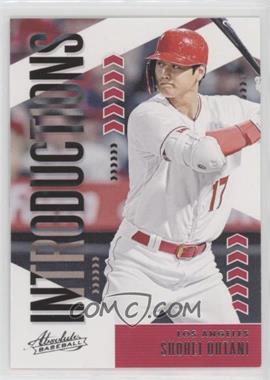 2020 Panini Absolute - Introductions #INT3 - Shohei Ohtani