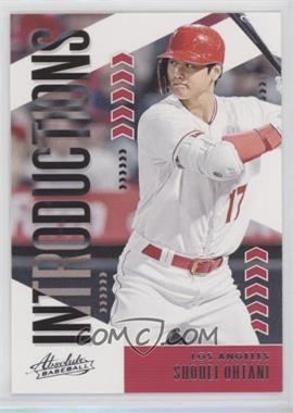 2020 Panini Absolute - Introductions #INT3 - Shohei Ohtani