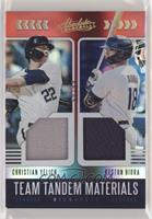 Keston Hiura, Christian Yelich #/99