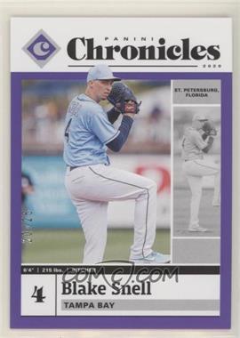 2020 Panini Chronicles - [Base] - Purple #23 - Blake Snell /25