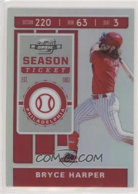 2020 Panini Chronicles - Contenders Optic - Holo #16 - Bryce Harper