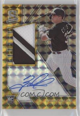 2020 Panini Chronicles - Spectra - Gold Prizm #157 - Rookie Jersey Autographs - Zack Collins /10