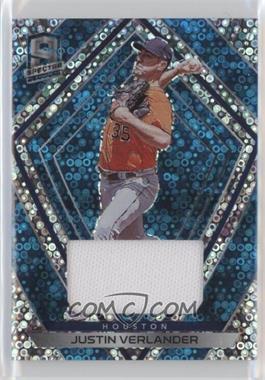 2020 Panini Chronicles - Spectra - Neon Blue Prizm Swatches #21 - Justin Verlander /99