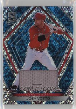 2020 Panini Chronicles - Spectra - Neon Blue Prizm Swatches #47 - Joey Votto /99