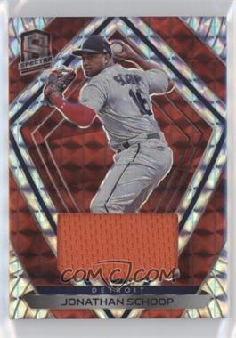 2020 Panini Chronicles - Spectra - Red Prizm Swatches #55 - Jonathan Schoop /25