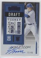 Rookie Ticket - Nico Hoerner #/49