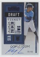 Rookie Ticket - Kyle Lewis #/49