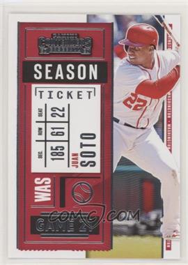 2020 Panini Contenders - [Base] #45 - Juan Soto